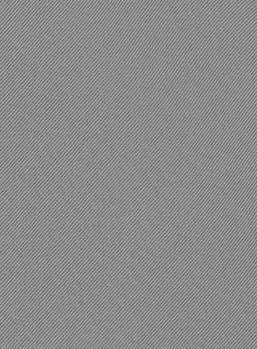 Gray Stretch Chino Suit
