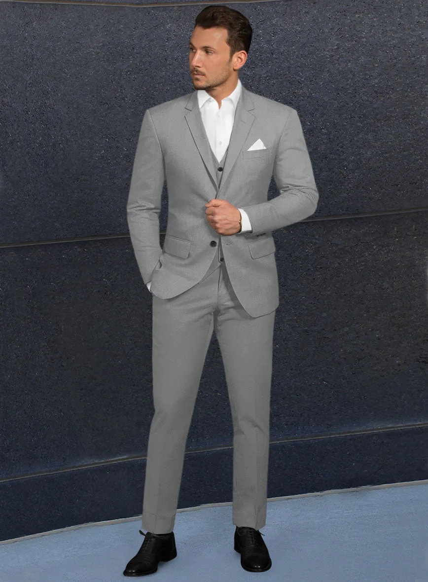 Gray Stretch Chino Suit