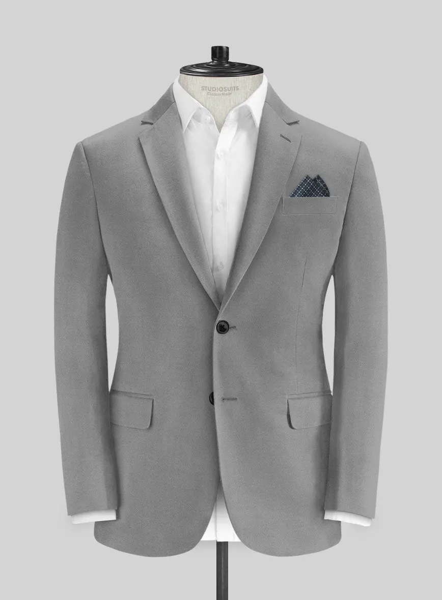 Gray Stretch Chino Suit