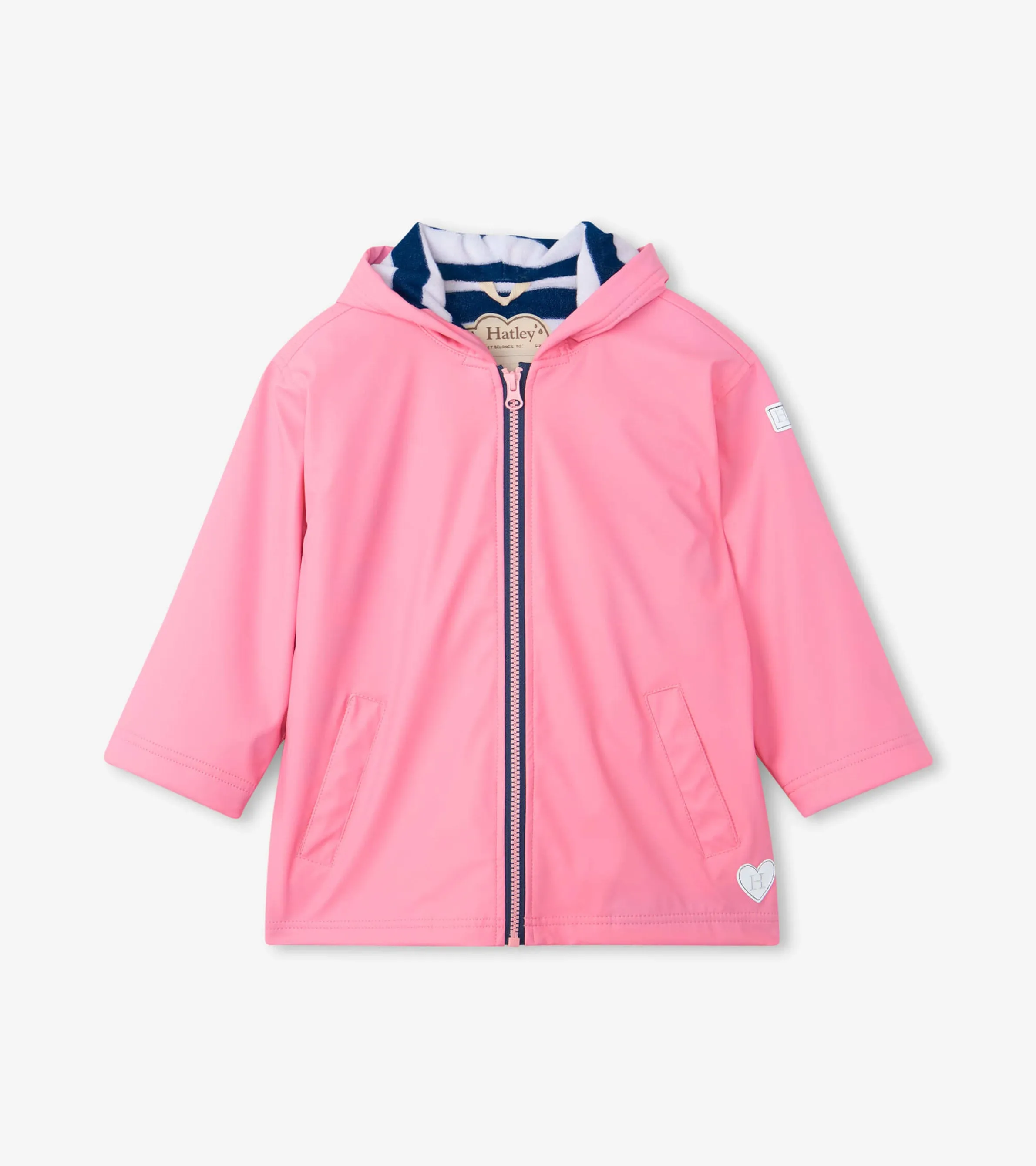 Hatley Zip Up Raincoat - Pink