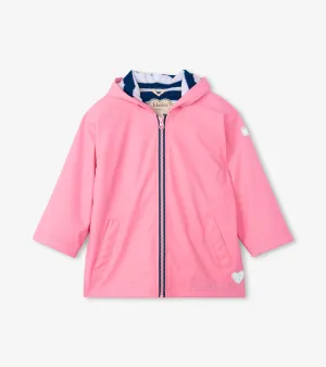 Hatley Zip Up Raincoat - Pink