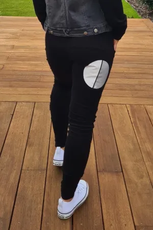 Homelee Apartment Pants Cut Circle Dot