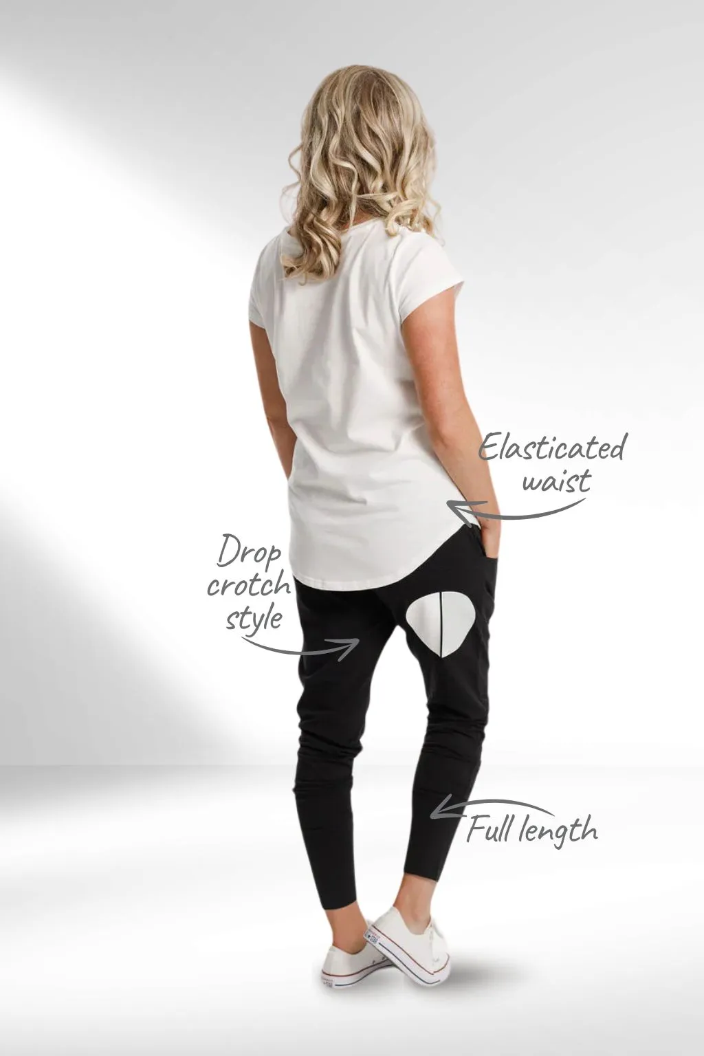 Homelee Apartment Pants Cut Circle Dot