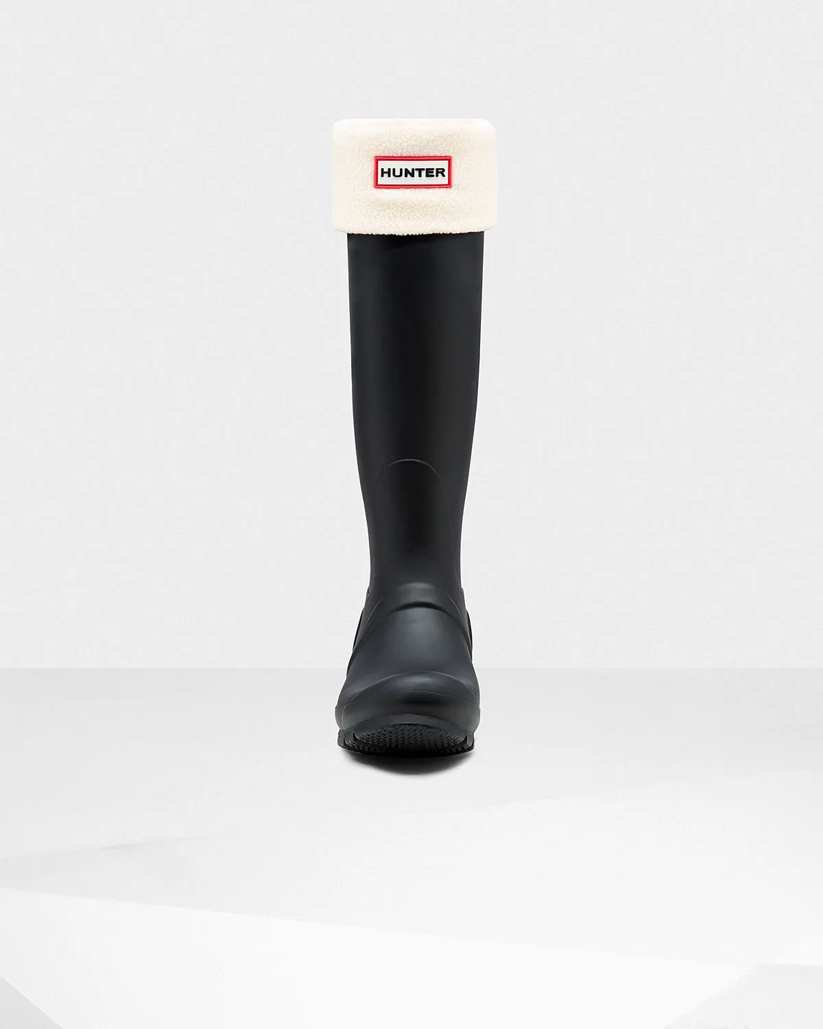Hunter Fleece Boot Socks in Cream