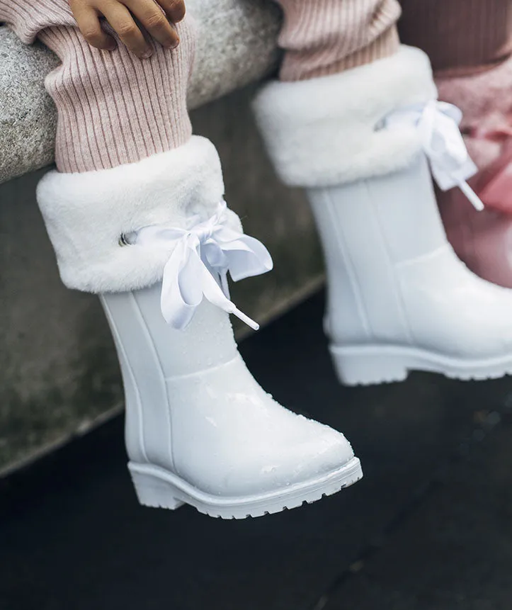 Igor Girl's Campera Charol Soft Boots, Blanco