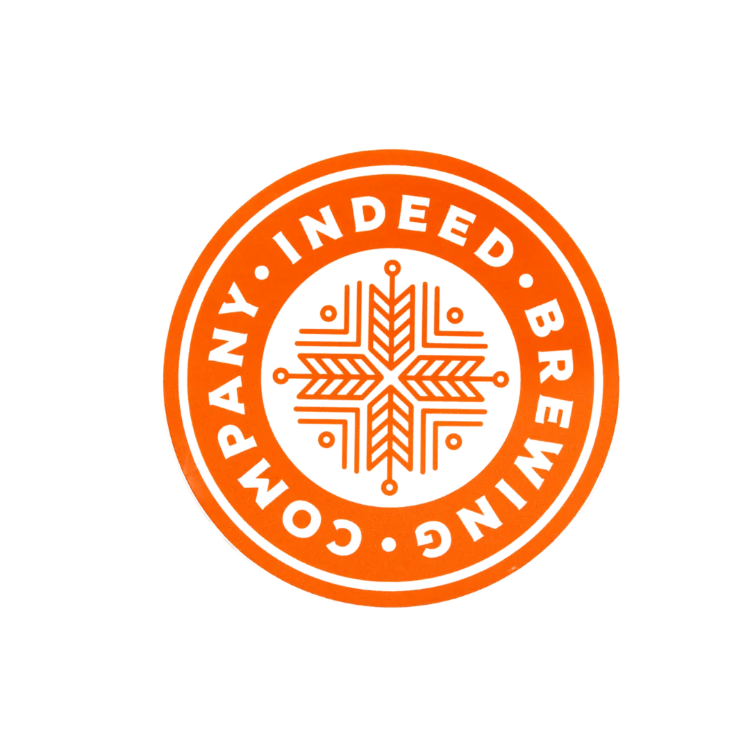 Indeed Brewing Logo Stickers