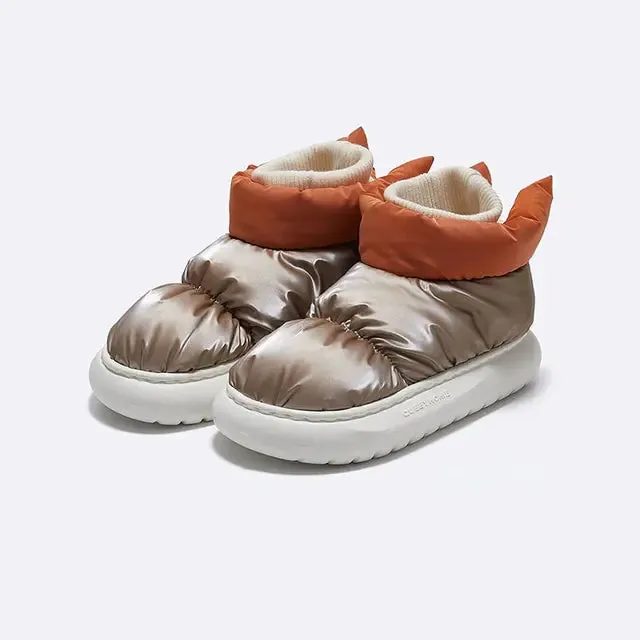 Indoor Outdoor High Top Plush Lining Shoes
