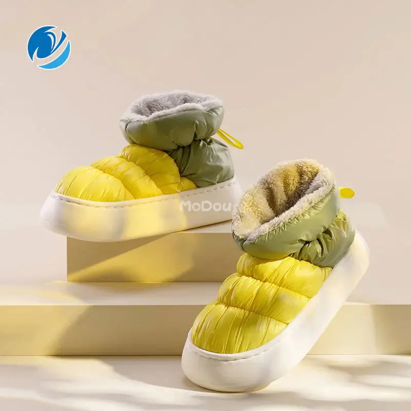 Indoor Outdoor High Top Plush Lining Shoes