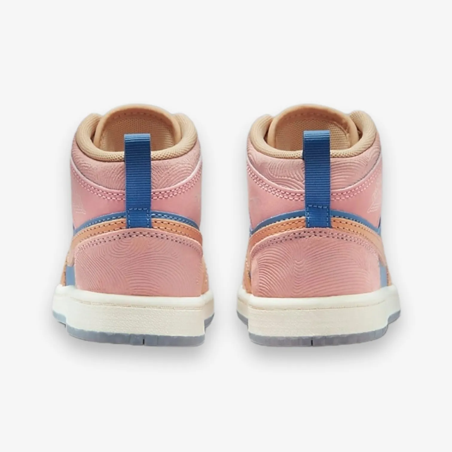 Jordan 1 Mid SS PS Aegean Storm Hemp Pink Oxford Pre School Sizes FN7495-400