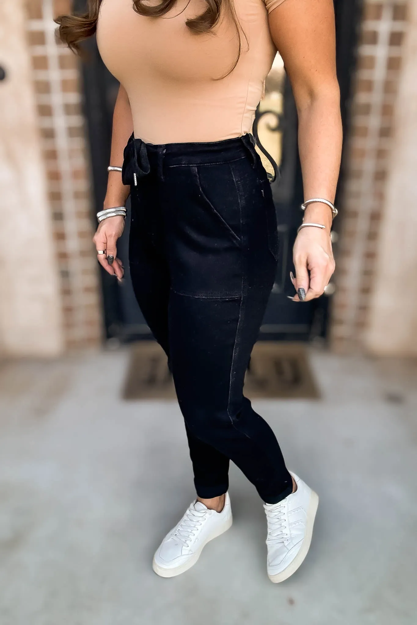 Judy Blue Full Size High Waist Double Roll Cuff Jeans