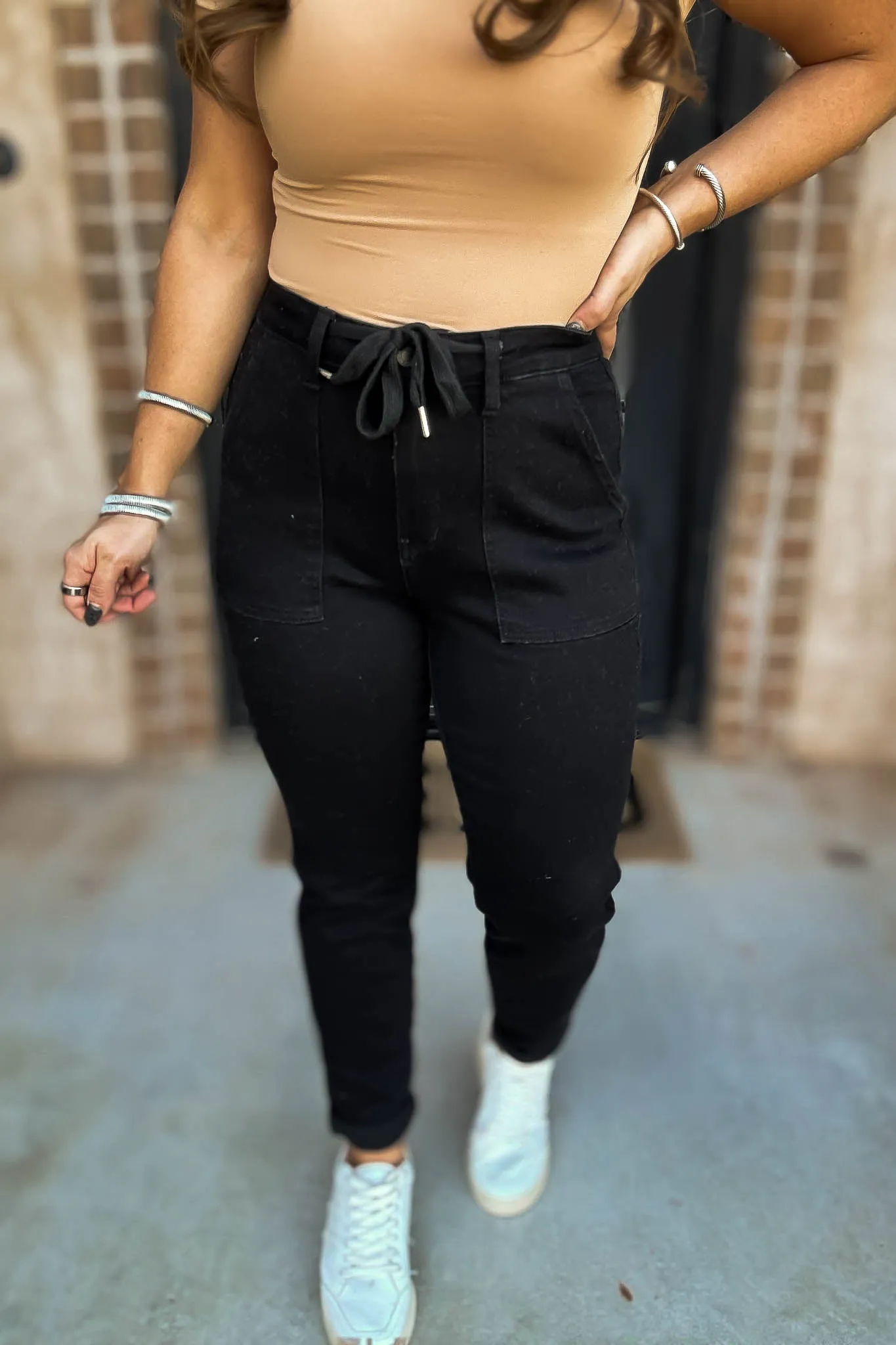Judy Blue Full Size High Waist Double Roll Cuff Jeans