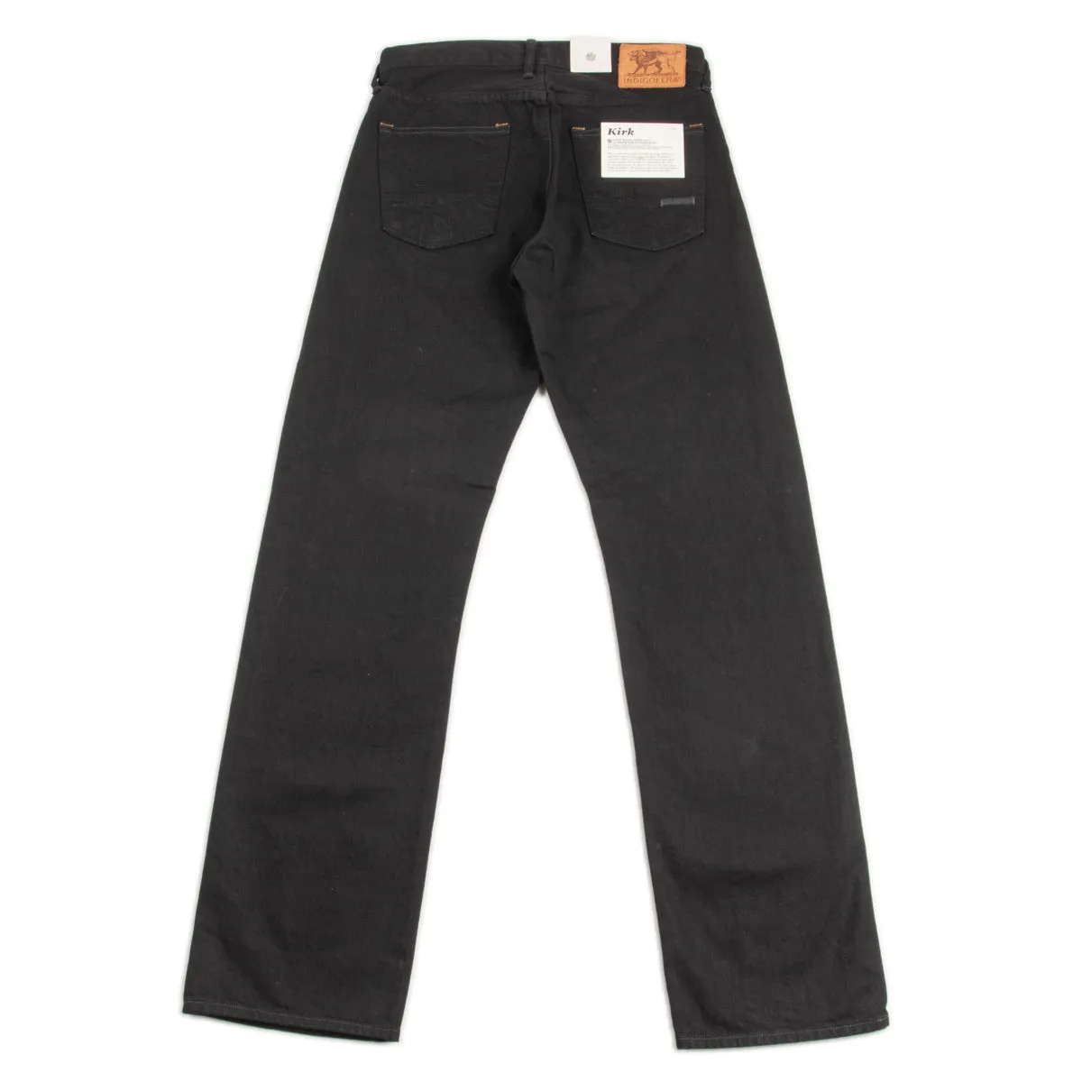 Kirk Straight Fit - 14oz Gunpowder Black Selvedge Rinsed