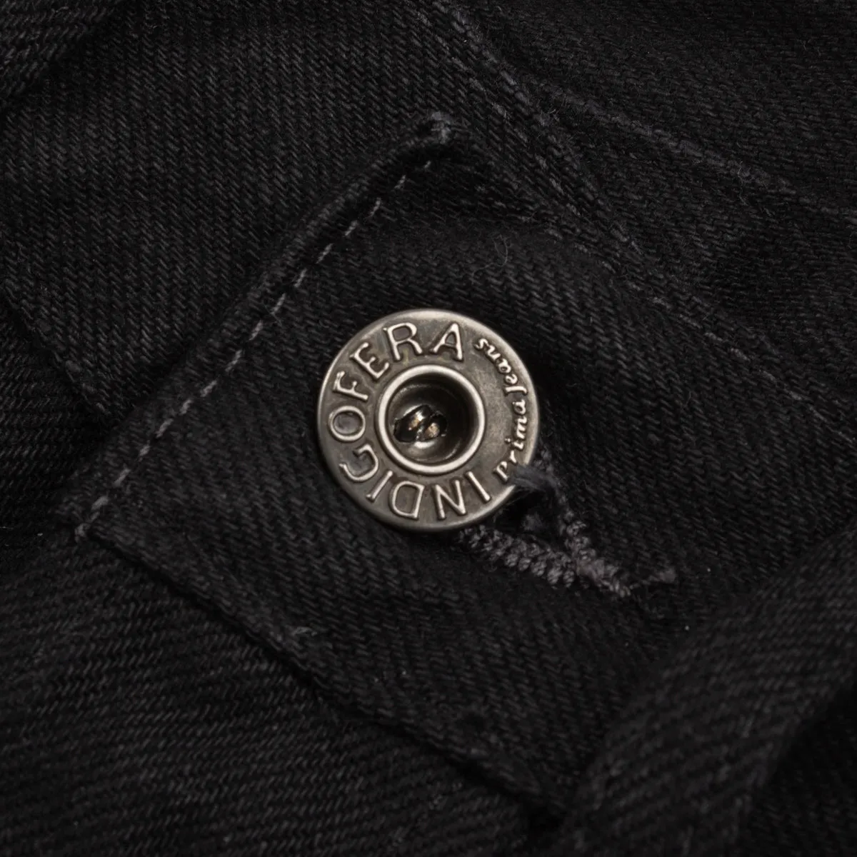 Kirk Straight Fit - 14oz Gunpowder Black Selvedge Rinsed