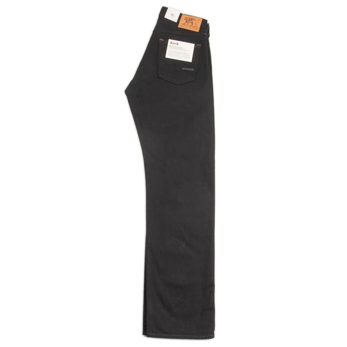 Kirk Straight Fit - 14oz Gunpowder Black Selvedge Rinsed