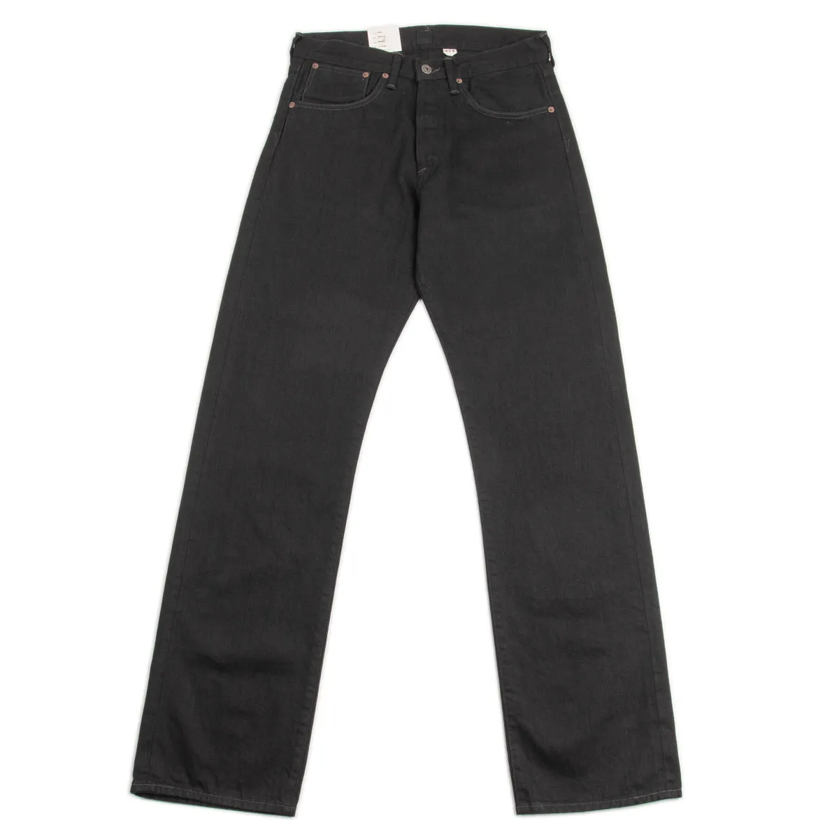 Kirk Straight Fit - 14oz Gunpowder Black Selvedge Rinsed