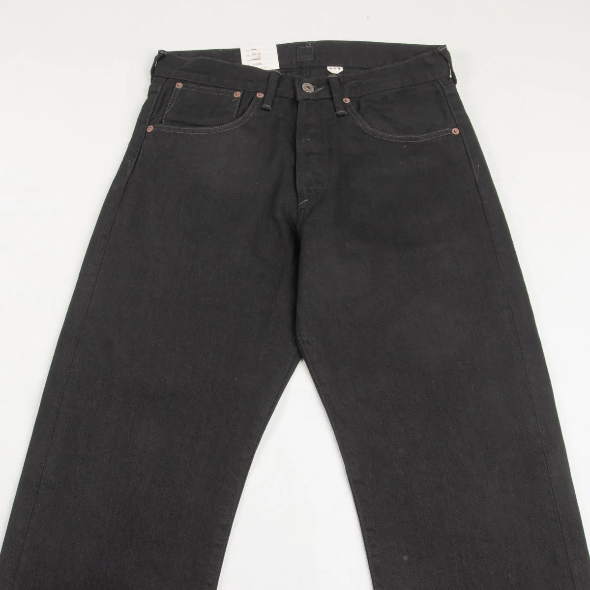 Kirk Straight Fit - 14oz Gunpowder Black Selvedge Rinsed