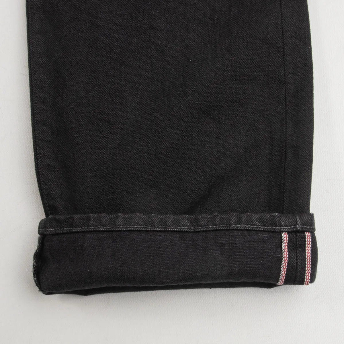 Kirk Straight Fit - 14oz Gunpowder Black Selvedge Rinsed
