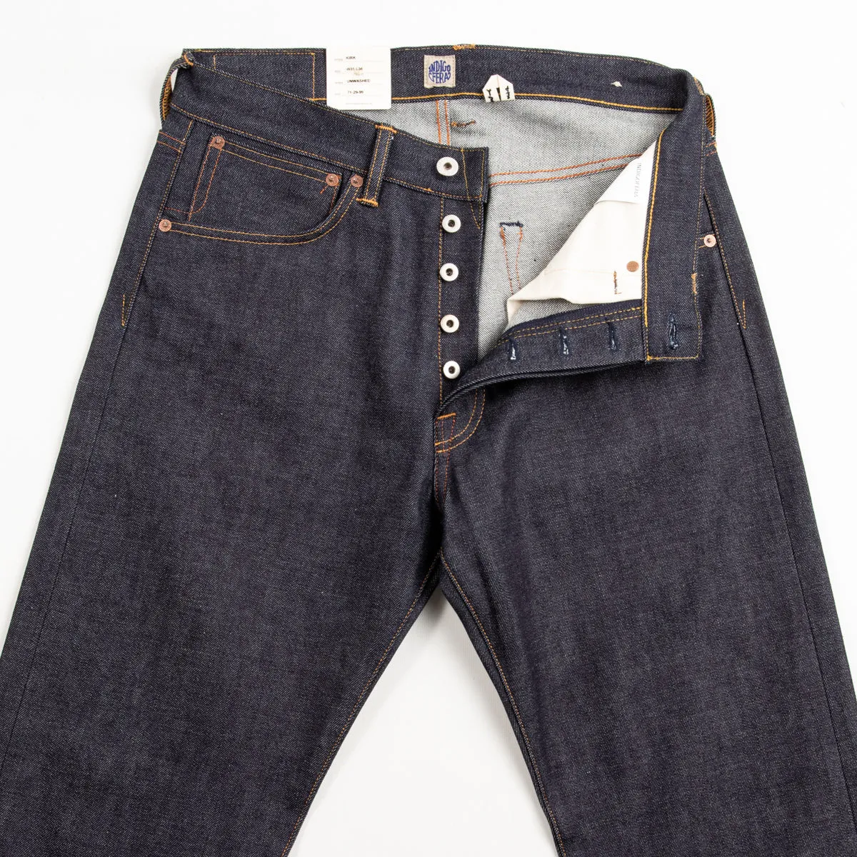 Kirk Straight Fit - 29 Hand Dip 13oz Selvedge