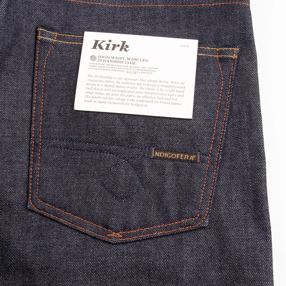 Kirk Straight Fit - 29 Hand Dip 13oz Selvedge