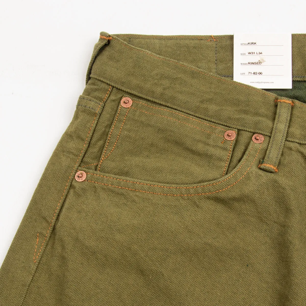 Kirk Straight Fit - Pineville Selvedge Rinsed