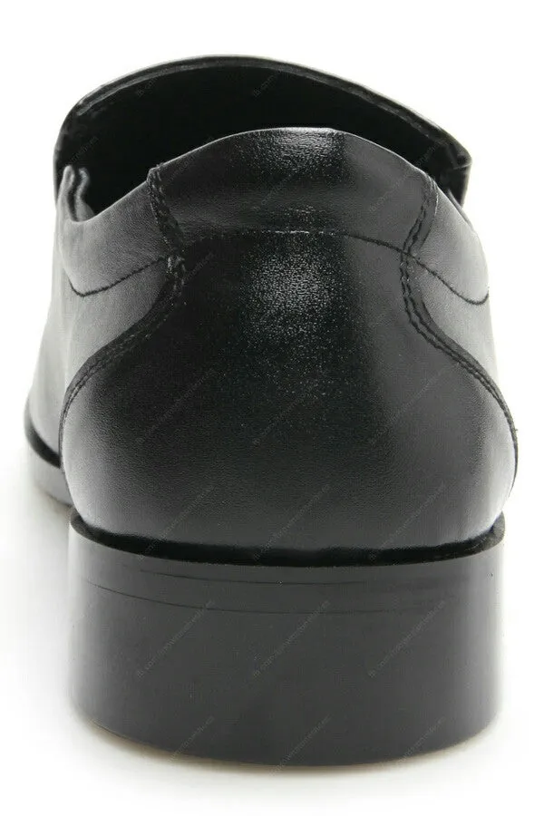 Leather Shoes City Oxford Flat Black