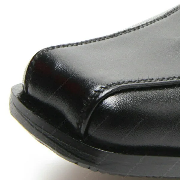 Leather Shoes City Oxford Flat Black