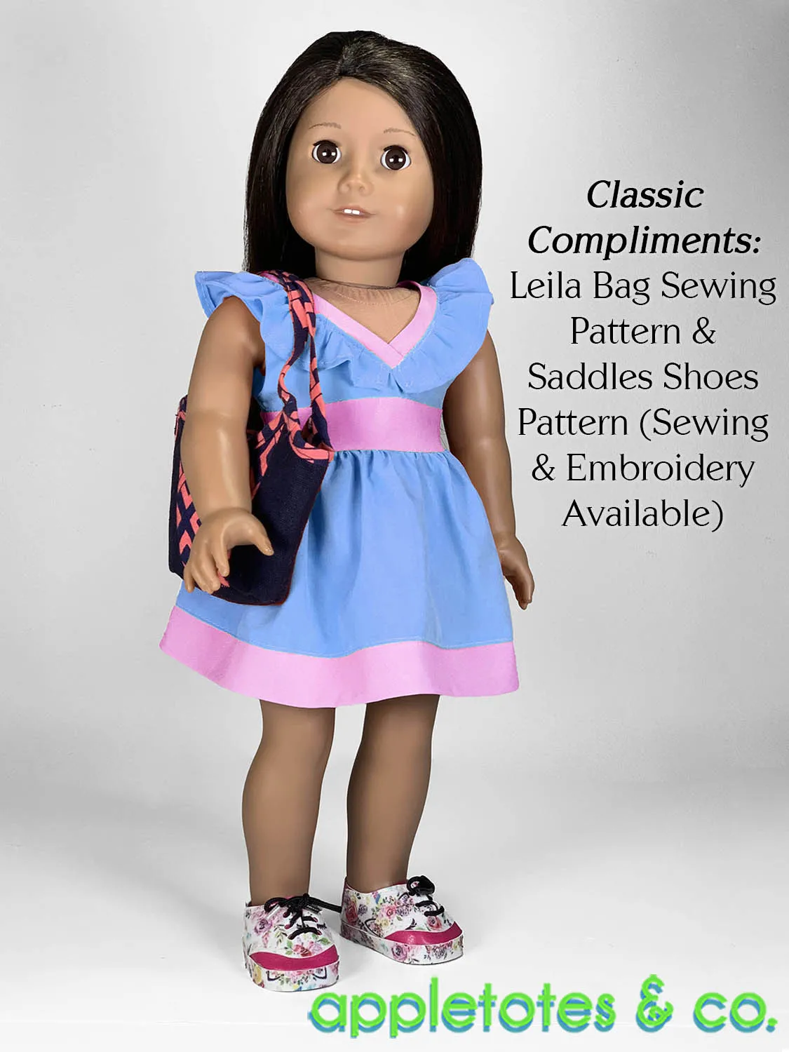 Lindsay Dress 18 Inch Doll Sewing Pattern