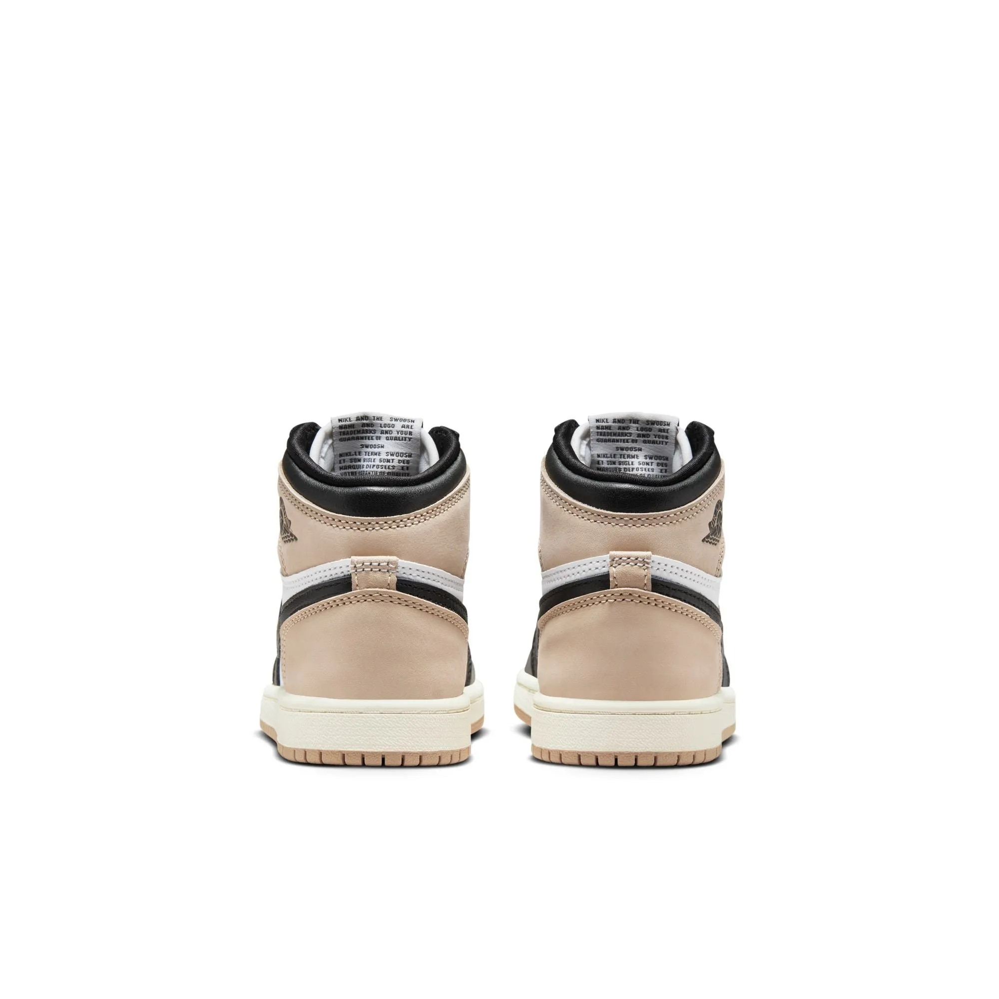 Little Kid's Jordan 1 Retro High OG "Latte"-BLACK/LEGEND MD BROWN-WHITE-SAIL