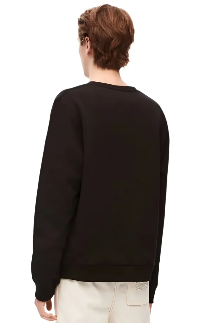 Loewe Anagram Sweatshirt Black Regular Fit