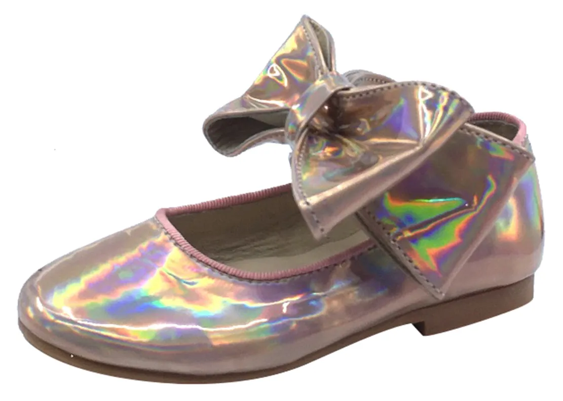 Luccini Mary Jane with Big Bow, Copper