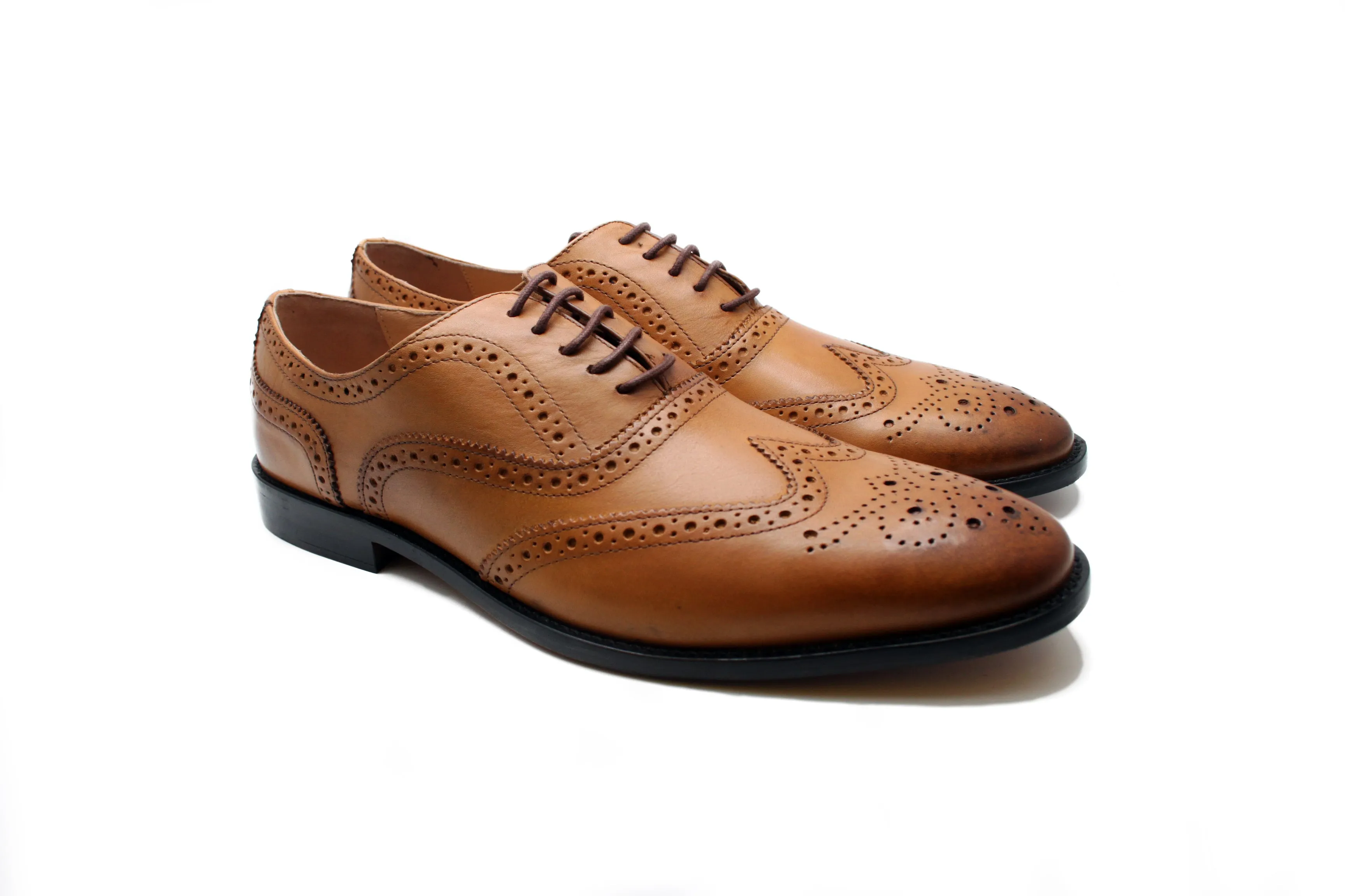 Luxury Day Brogues - Tan - CLEARANCE