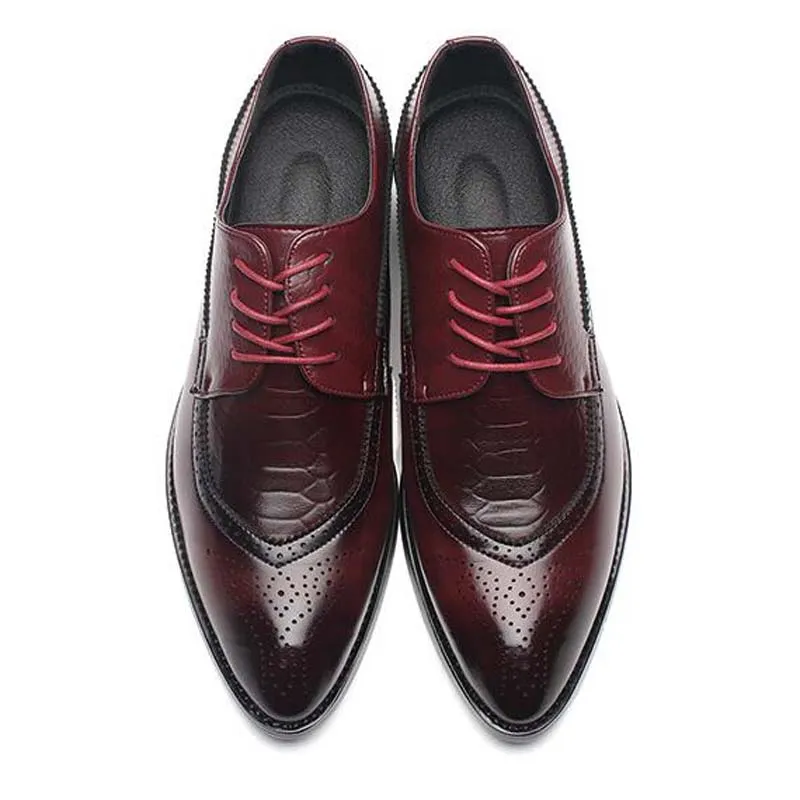 Luxury Leather Pointed Toe Dress Shoes