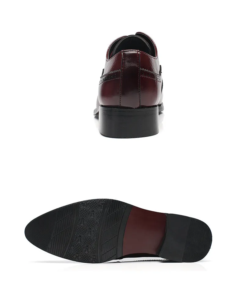 Luxury Leather Pointed Toe Dress Shoes