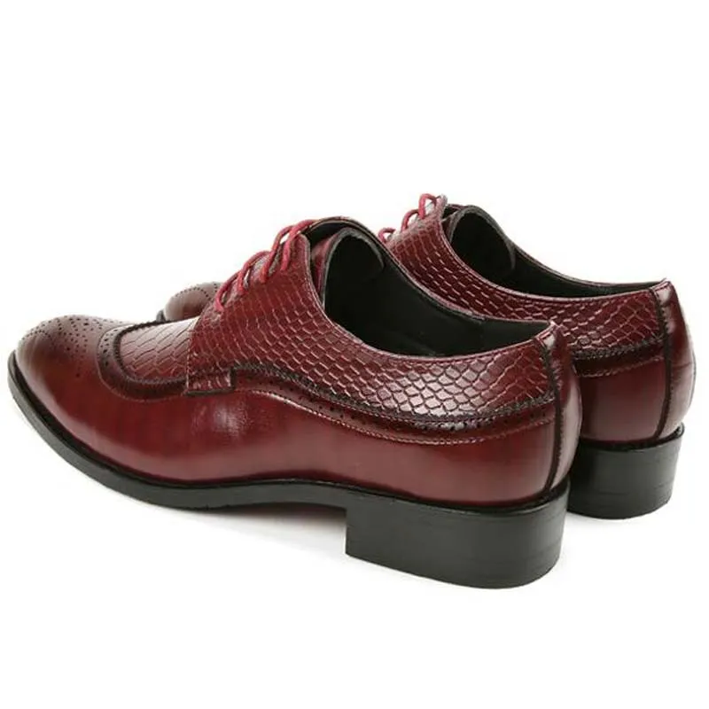 Luxury Leather Pointed Toe Dress Shoes