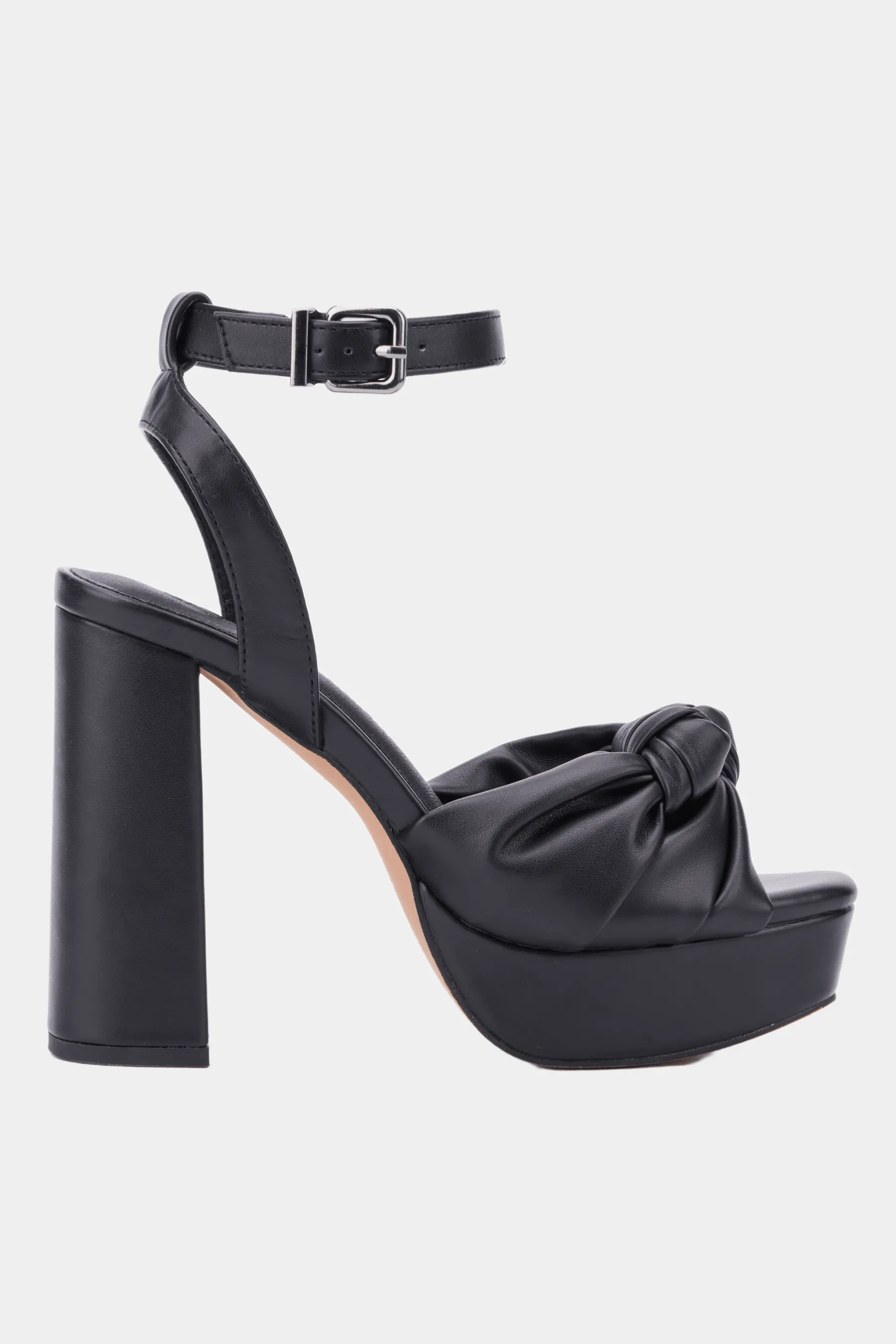 Mai Knotted Platform Block Heel