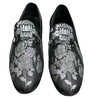 Men's Black Grey Multi Color Slip-On Penny Loafers Shoes Fashion Design