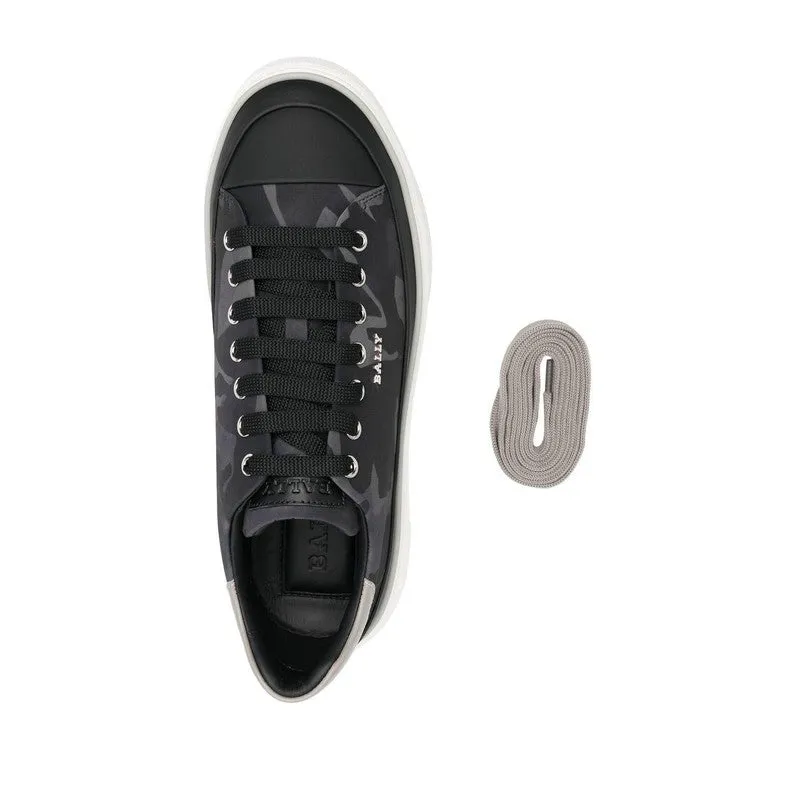 Men's Melys Fabric & Leather Sneakers In Black & Grey