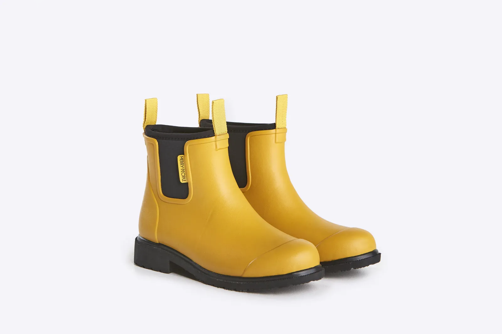 Merry People - Bobbi Ankle Boot - Mustard Yellow & Black