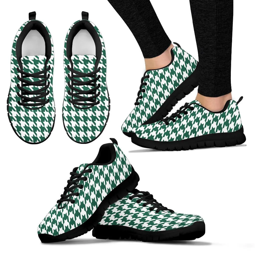 Mesh Sneakers_Green_Gotham on White-NYJ HT Pattern