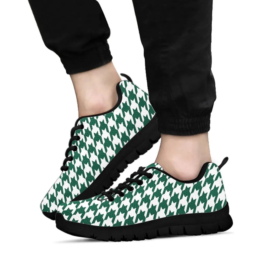 Mesh Sneakers_Green_Gotham on White-NYJ HT Pattern