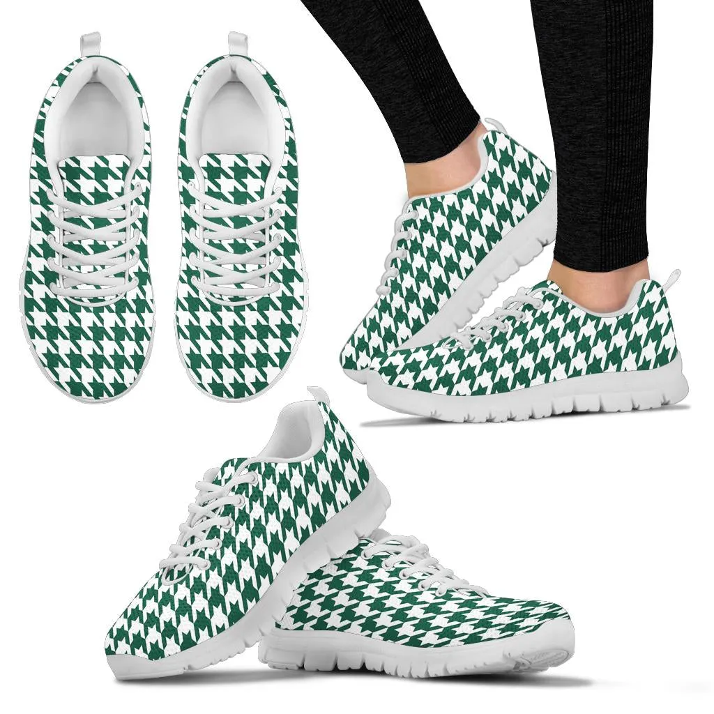 Mesh Sneakers_Green_Gotham on White-NYJ HT Pattern
