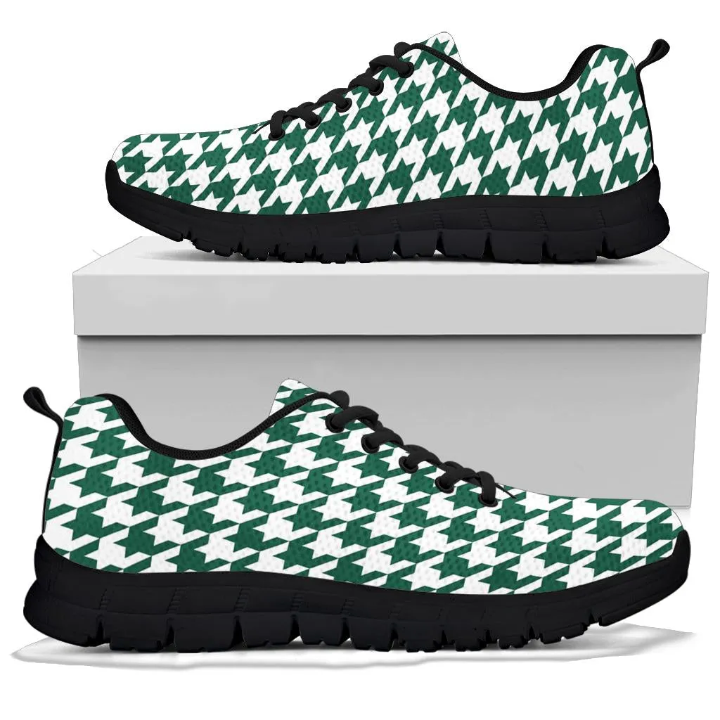 Mesh Sneakers_Green_Gotham on White-NYJ HT Pattern