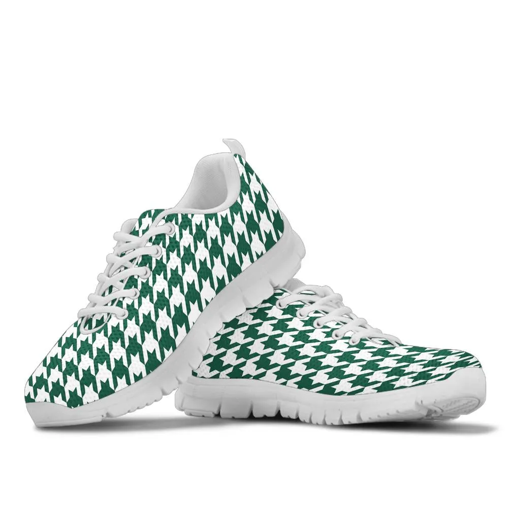 Mesh Sneakers_Green_Gotham on White-NYJ HT Pattern