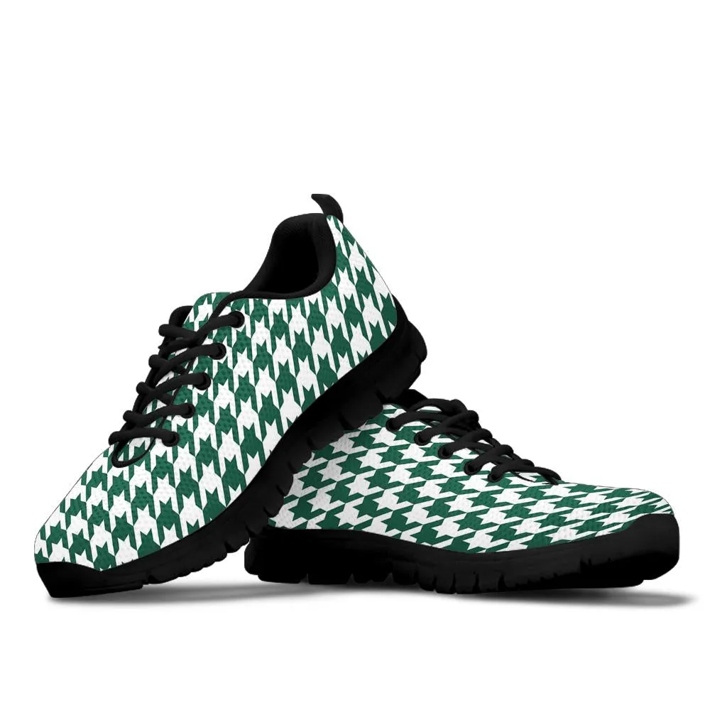 Mesh Sneakers_Green_Gotham on White-NYJ HT Pattern