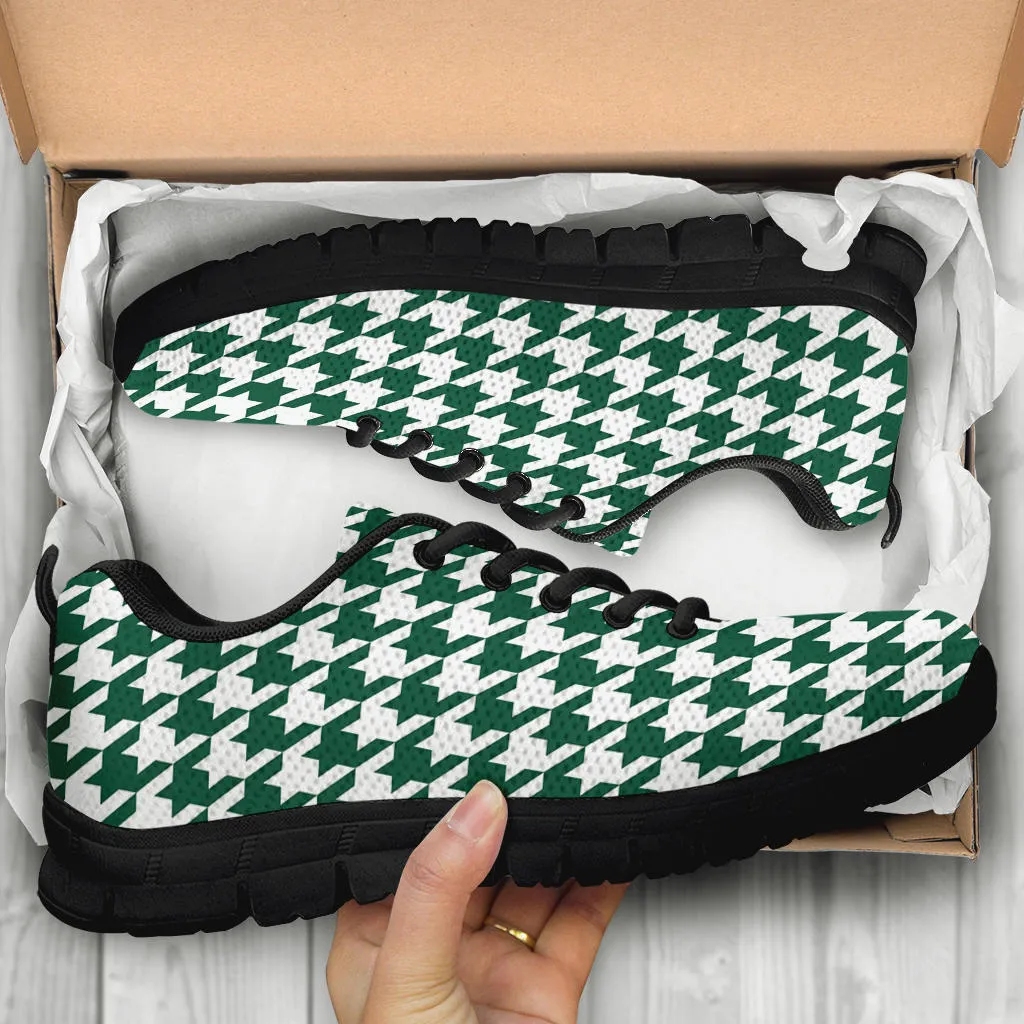 Mesh Sneakers_Green_Gotham on White-NYJ HT Pattern