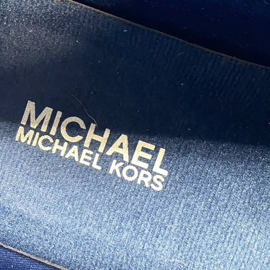 MICHAEL MICHAEL KORS Women's River Blue Mac Round-Toe Pull-On Rain Boots SZ 8