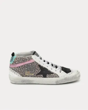 Mid Star leopard High Top Sneakers