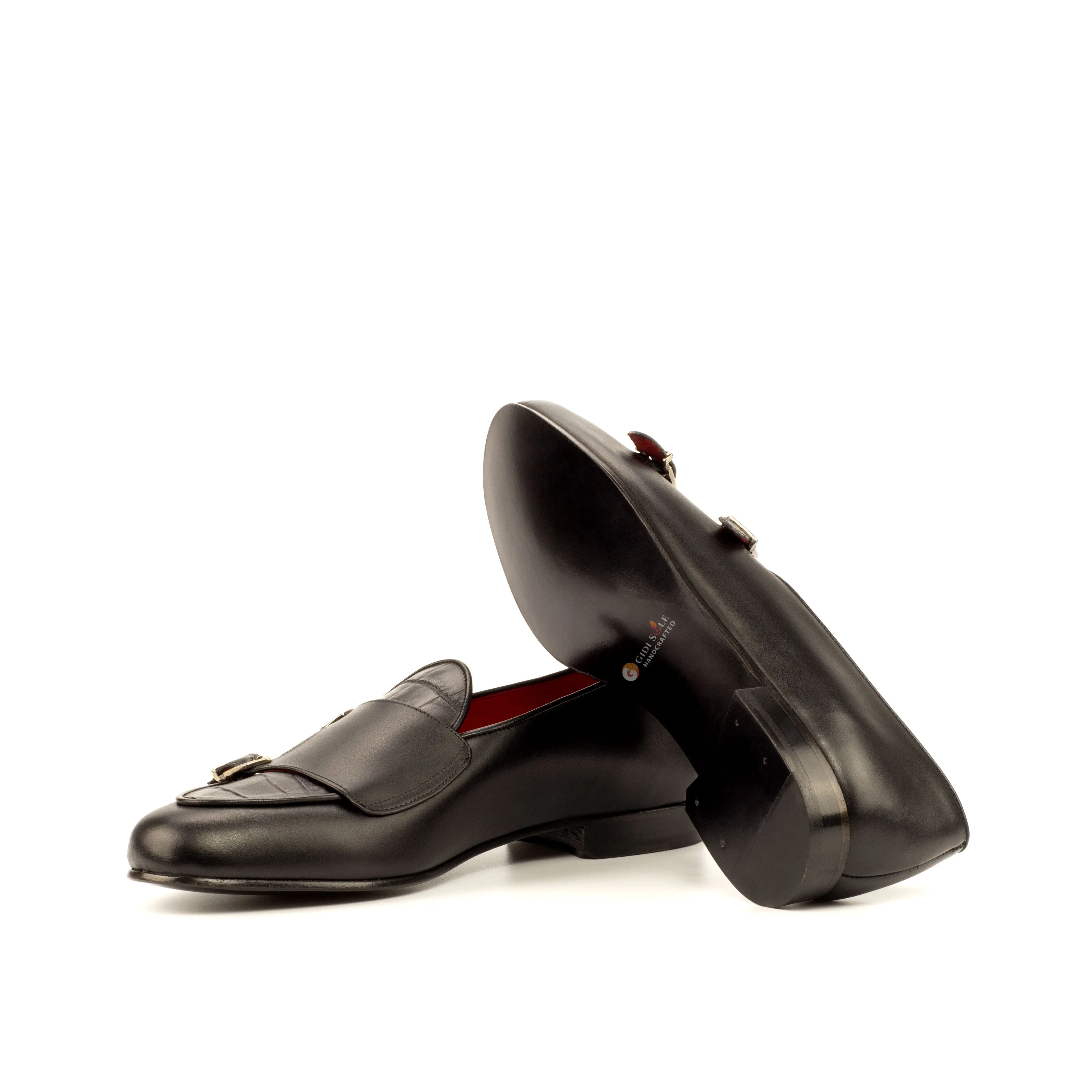 Monte-Carlo slides - Painted Calf Black