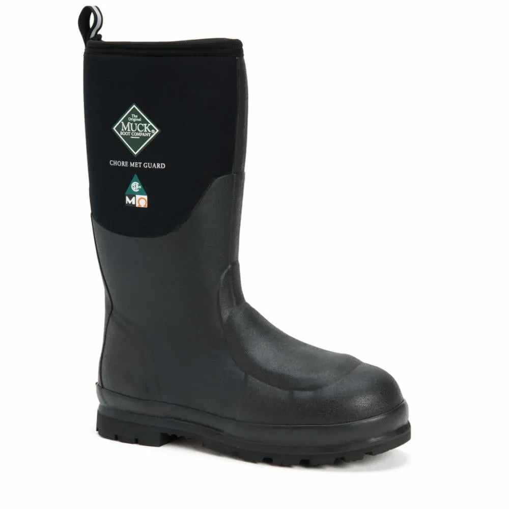 Muck Footwear  Men's Chore Met Guard Extreme Csa Chore Black M