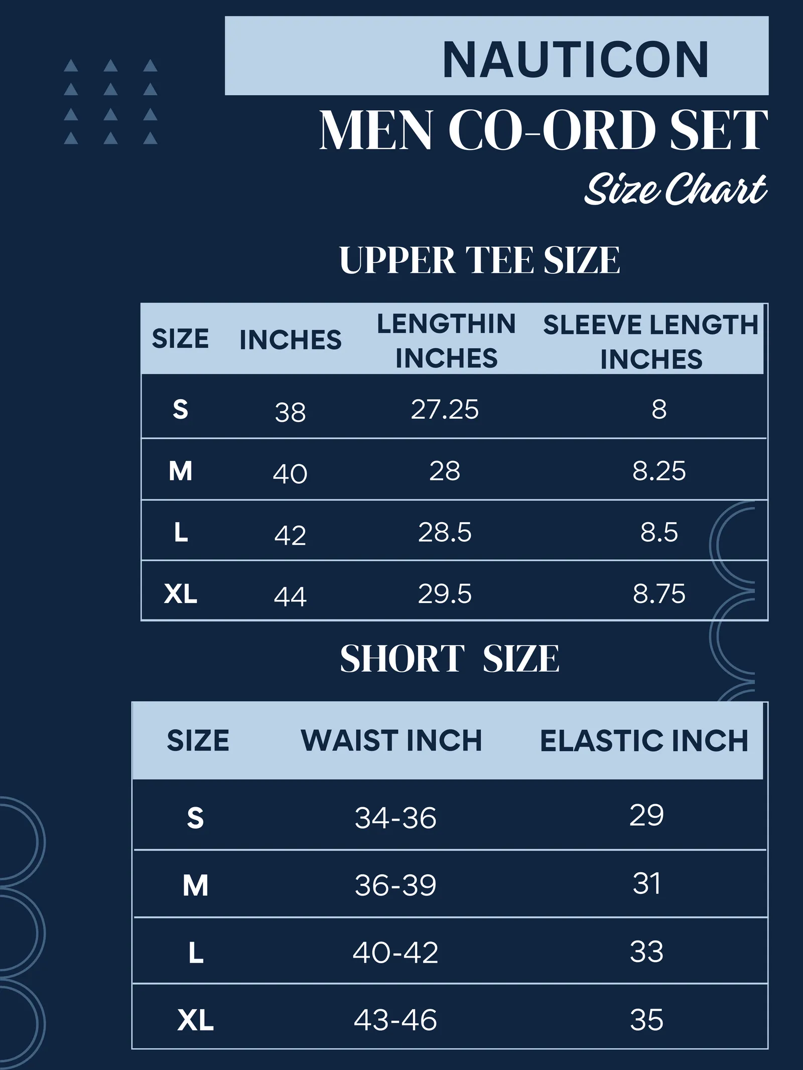 NAUTICON Men Round Neck t-Shirt and Shorts Co-Ord Set Light Blue